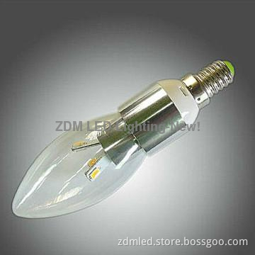 2013 New 6pcs SMD5630 3w led candle lamps e14 base